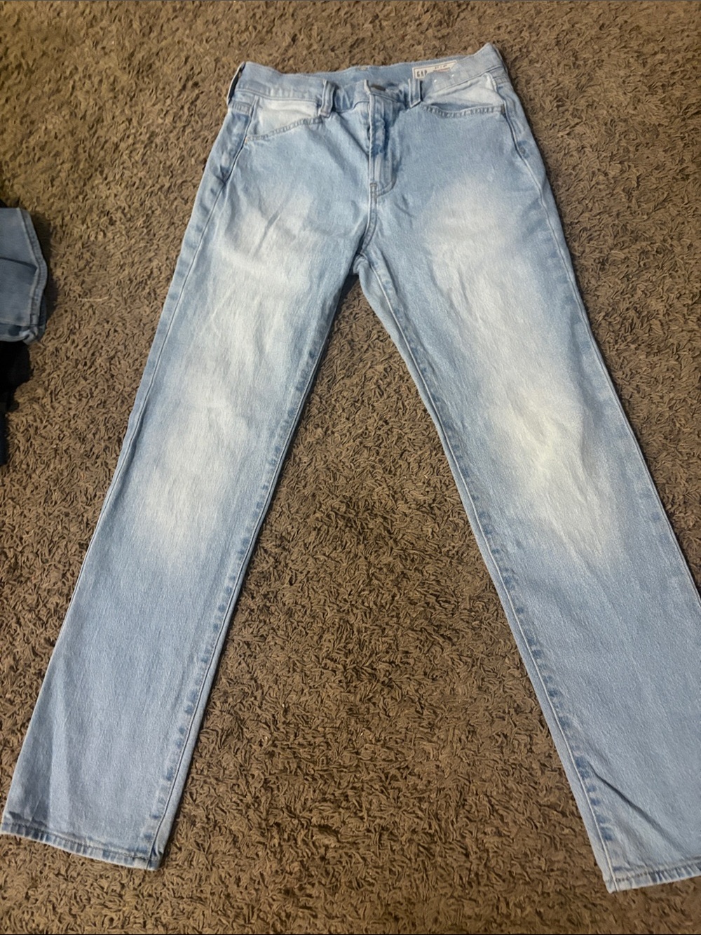 GAP Light Wash Straight Jeans size 4R- 27”